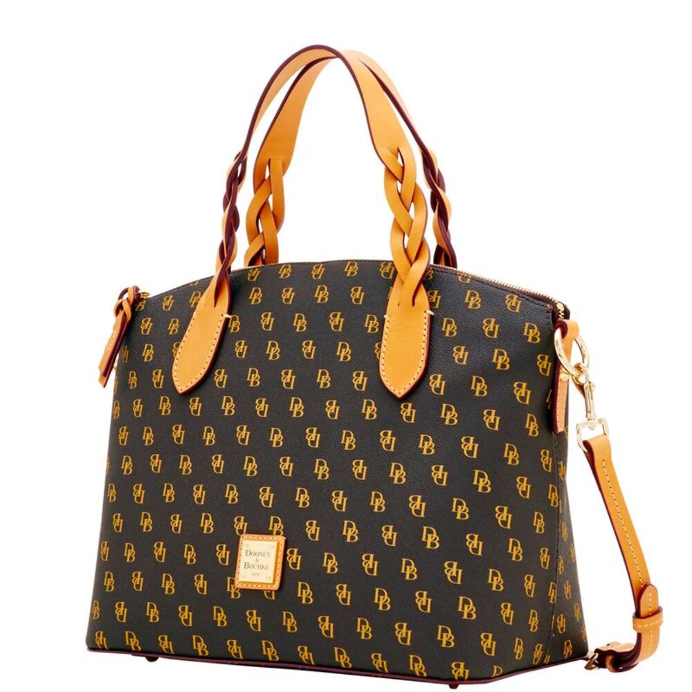 Dooney & Bourke Blakely Celeste Satchel - Brown Tmoro - Picture 2 of 4